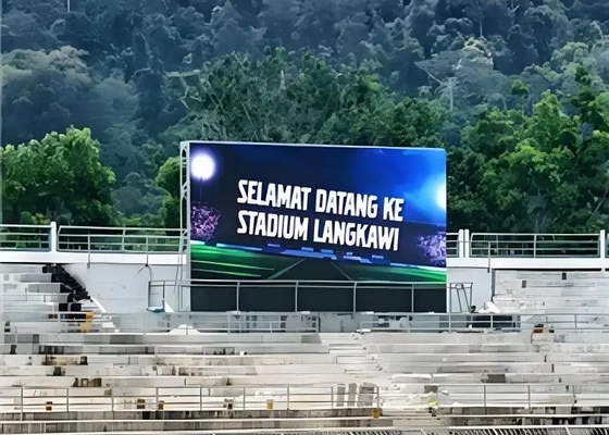 Winkelcentrum Verhuur Reclame HD Full Color Hanging Flexible P10 LED Billboard