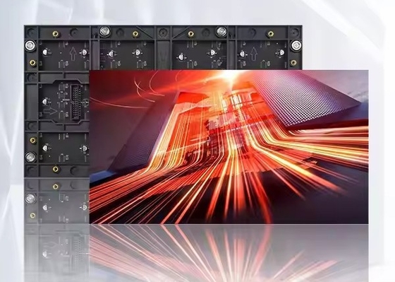 Advertentie Gegote aluminium verhuur module P6 opgehangen HD LED-display