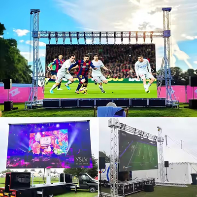 Buitenverhuur Die-Casting Aluminium RGB LED Display P3.91 Waterdicht Multi-Screen Flexible HD SMD DC5V