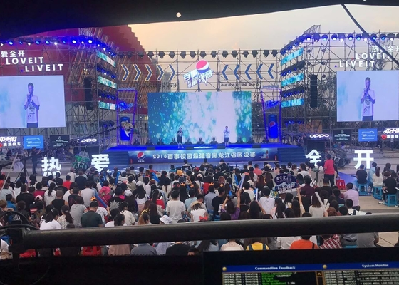 P2.5 SMD Indoor RGB LED Rental Screen HD Die-Cast Aluminium Chassis, 3 jaar garantie