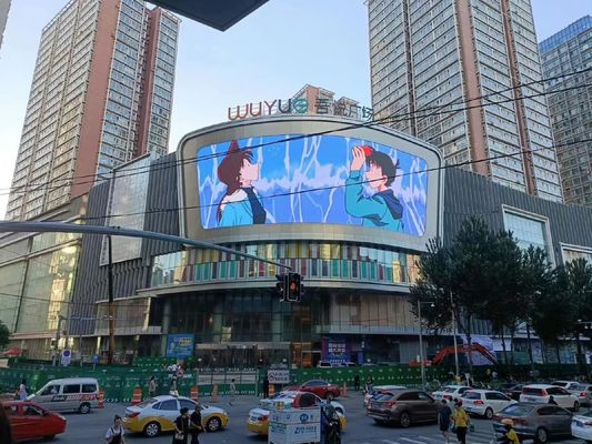 Huur Full Color LED Display Roadside Digital Signage P10 LED Tail Screen