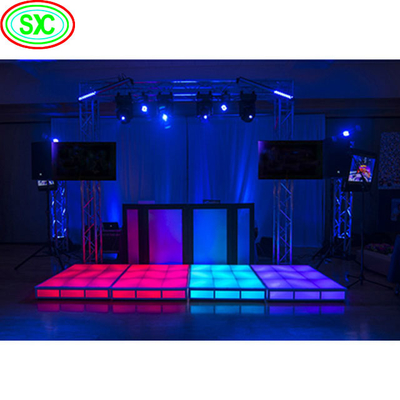 Glowing Lighting Effect LED dansvloer met 8PCS W2 X H4 module Qty en temperatuurbereik van -20°C tot 60°C