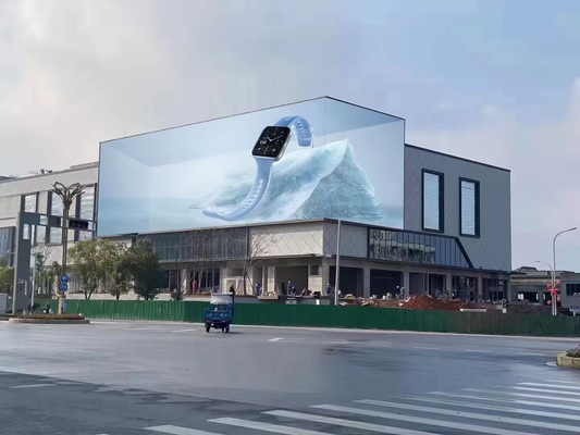 P5 Outdoor Advertising LED Display Die-Cast Aluminium Curved Surface SMD2121, Helderheid 2500 Nits
