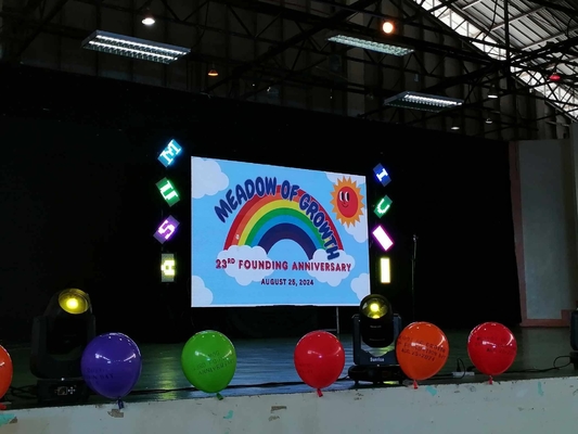 Buiten RGB LED verhuur display waterdicht doos P5 Epistar chip reclame 3 jaar garantie