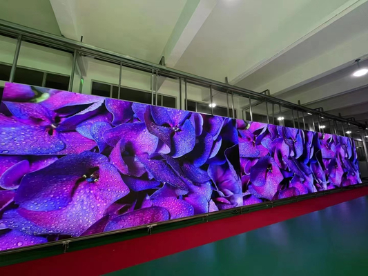 Gekromd scherm SMD1515 Indoor Stage Aanpasbaar Wifi Front Onderhoud Ultra High Definition Small Pitch P2.5 LED Scherm