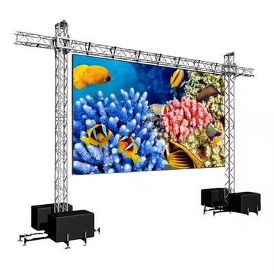 Gegooid aluminium P12 buiten Full Color LED Display Advertising Multi-Signal CE / RoHS Compliant