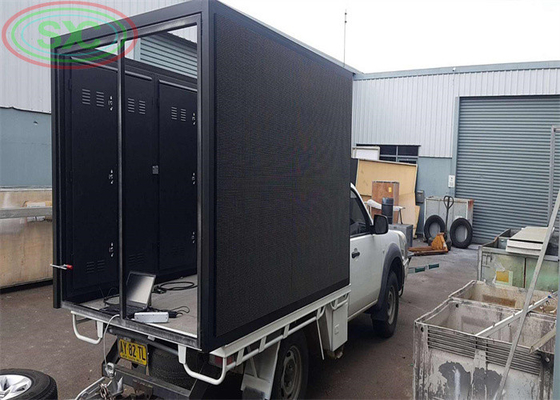 SMD 2121 buitentrailer LED-scherm met drie zijden LED-scherm voor bewegende reclame