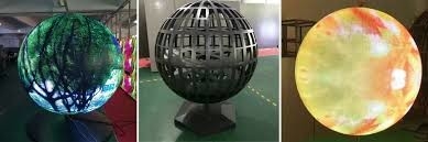 DC5V Spanning Sphere Screen LED met onderhoudsmethode voor achterkantservice Perfect