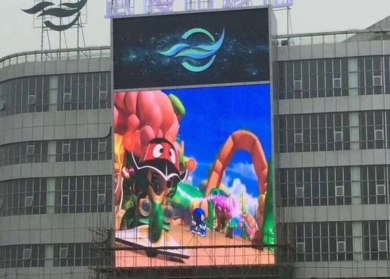 Hangend scherm SMD3535 Full Color Outdoor Advertising LED Display Screen IP65 320*160mm 3-5 jaar garantie