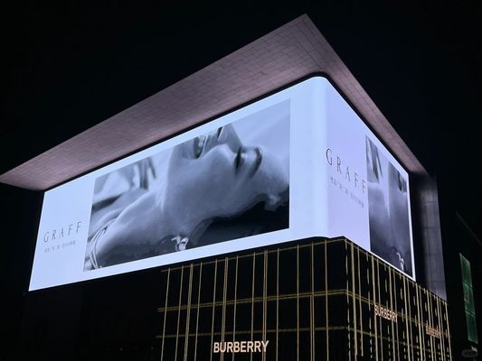 Buiten Full Color LED Display P8mm HD IP65 Pixel Panel Vaste installatie Full Color LED Display