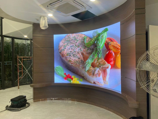 Hoge precisie verwerking P3 Indoor Full Color LED-scherm met gemakkelijke installatie en onderhoud in verschillende industrieën
