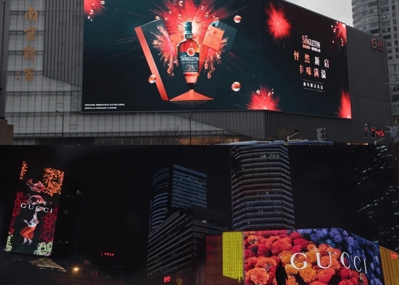 IJzeren kast Buiten waterdicht Full Color LED Display Pre-Maintenance P8 Lichtgewicht IP65