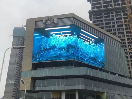 Hoge vernieuwingssnelheid SMD3535 P6 Outdoor Full Color Advertising Billboard met 5000cd/m2 Helderheid en optimale zichtsafstand