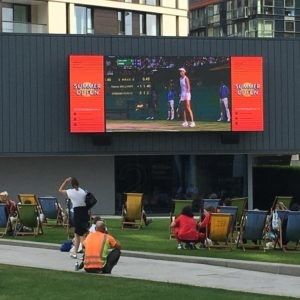 Goede prijs IP65-beschermingsniveau LED-billboards met R 625-630nm en 3840HZ-opnieuwingsfrequentie online