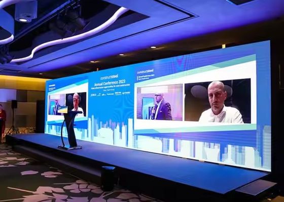 P4 Full Color Indoor LED Video Wall Screen 80*40 Module Resolutie Reclameborden