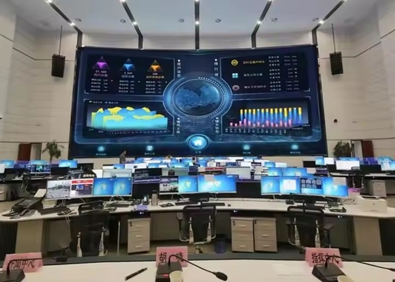 P2 Indoor Advertising LED Rental Screen, Full Color, met Meanwell stroomvoorziening, 128mm X 64mm