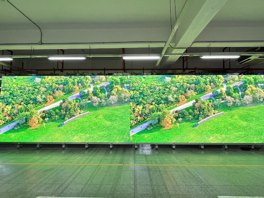 Grote LED-schermwandscherm Flexibel P4.81 Inrichting binnen