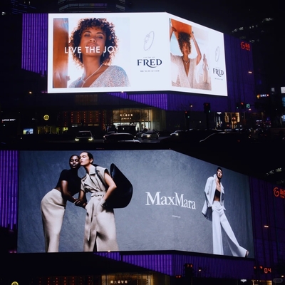 Verhuur LED billboards Indoor Scherm Helderheid 800cd Video Levendig Epistar 4mm Pixel Pitch