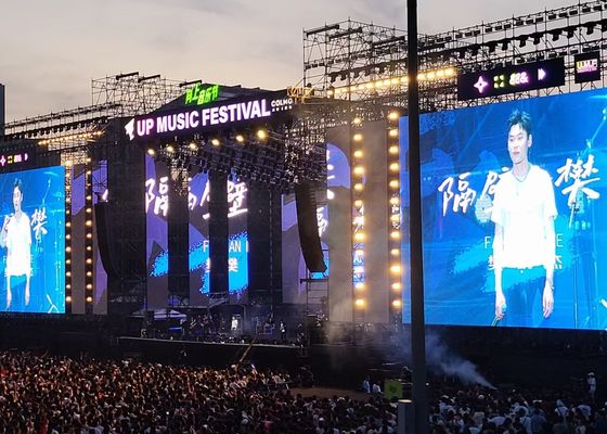 P10 Buiten LED Display Scherm 10mm Pixelafstand IP65 Waterdicht