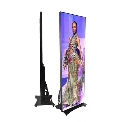 Fabriek Verplaatsbaar binnenshuis P1.8 P2 P2.5 Verschillende grootte Hoge helderheid Digitaal LED Reclame LED Poster Display Screen