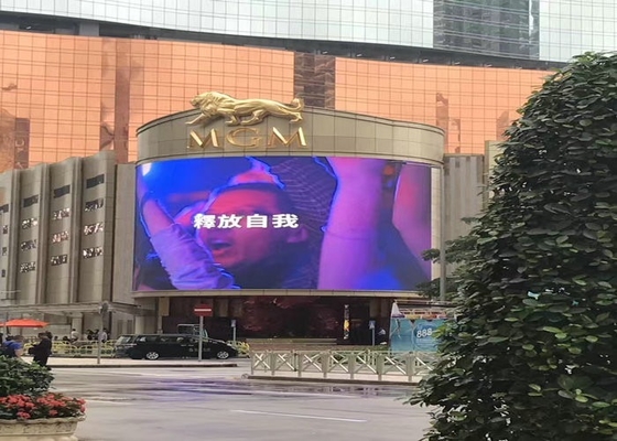 Buitenbouwstraat Billboard Videowand P10 Grote LED advertentie scherm