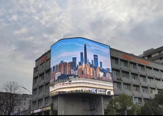 Verhuur en installatie LED-stadionscherm met gegoten aluminium-scherm Pitch 3.91mm, 500*1000mm Full Color Outdoor Video Wall