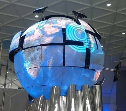 Waterdicht IP43 Sphere LED-scherm met video/tekst/beeldschermfunctie en CE-certificering