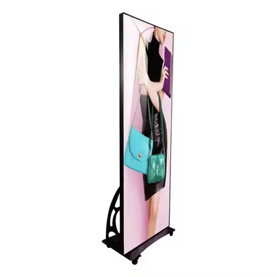 Fabriek Verplaatsbaar binnenshuis P1.8 P2 P2.5 Verschillende grootte Hoge helderheid Digitaal LED Reclame LED Poster Display Screen