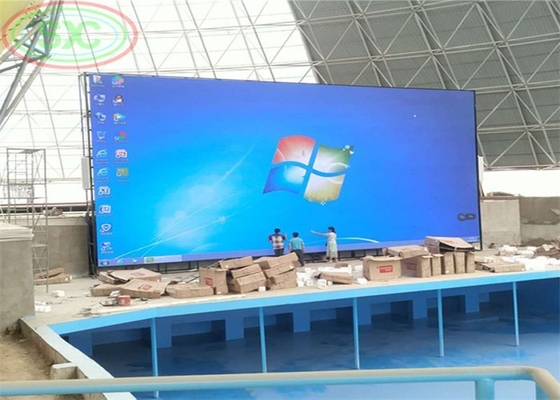 Gegooid aluminium P12 buiten Full Color LED Display Advertising Multi-Signal CE / RoHS Compliant