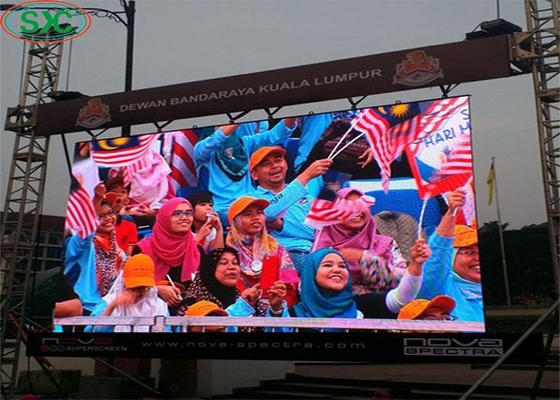 SMD P6 Commerciële LED-advertentieborden 1/8 Scan Full Color Led Panel Screen