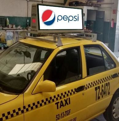 P5 Double-sided Taxi Roof LED Display IP65 waterdicht