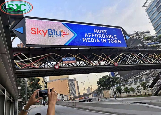 Buitenshuis Full Color LED Display Die-Cast Aluminium Reclame Scherm, 27777/Sqm, Module Grootte 192x192mm
