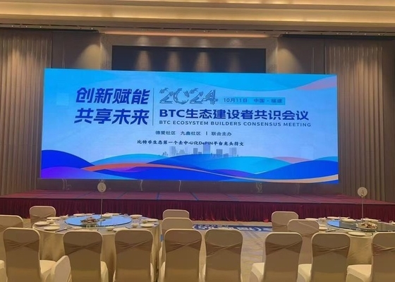 Indoor Rental P1.923 Led Display Rgb Led Billboard 246x246mm Module Grootte