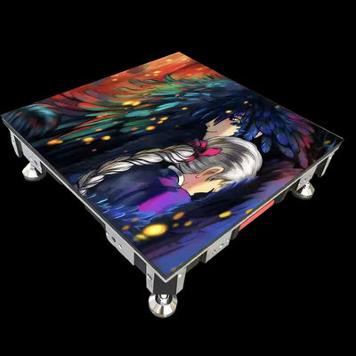 Goede prijs Indoor full color 500x1000mm LED Dance Floor Screen 4,81mm Pixel Epistar Chip online