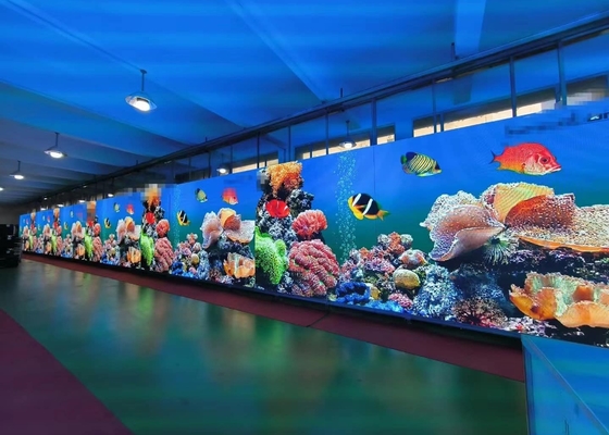 Aluminium met gietgietwerk/huur binnen LED-scherm, LED-videodisplaybord Aluminium 256*128MM-module