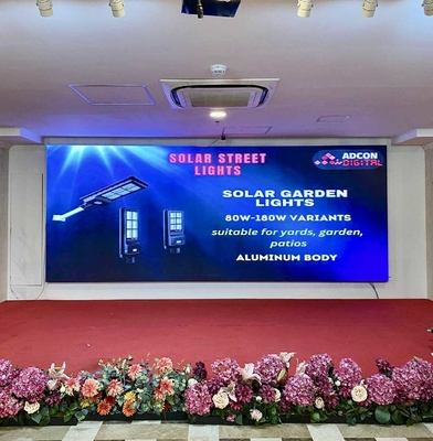 Verhuur waterdicht aluminium scherm buitenshuis HD LED scherm P3 pitch NOVA systeem
