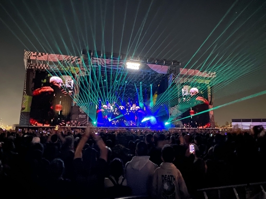 Verhuur waterdicht aluminium scherm buitenshuis HD LED scherm P3 pitch NOVA systeem