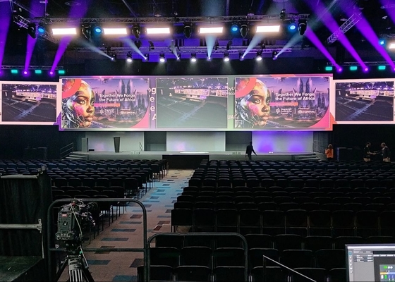 Gegooid aluminium scherm HD LED video display Indoor P3 3840HZ Scherm Grote grootte
