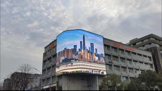 RGB 3in1 Pixel Configuration Outdoor Full Color LED Display met 5V/40A Switch Power Loading en 320x160mm Module Size
