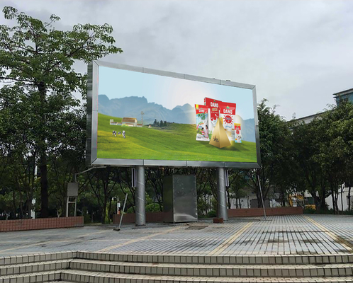 SCX LED-advertentie vaste installatie 7500cd hoog helder Nationstar SMD2727 P6 outdoor full color gebogen led scherm