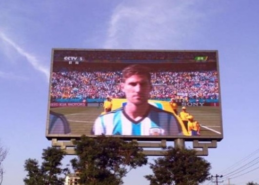 P10 Stadionperimeter Full Color LED Display 3000Hz 1R1G1B 320x160mm