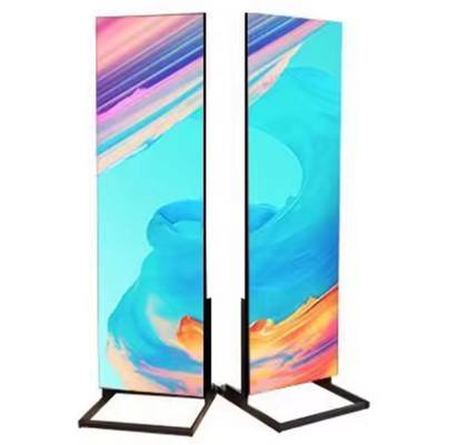 Led Poster Reclame Indoor P1.8 P2.5 Draagbare Pantalla Led Matrix Panel Module Billboard Opvouwbaar Led Poster Display