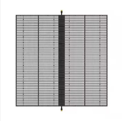 Goede prijs G3.91-7.82 Ultra-dunne volledige kleuren transparante videomuur SMD2525 IP54 Lange levensduur online