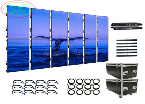 Volledig LED-videomuursysteem P3.91 LED-display 500mmx500mm Bühnenachtergrond Indoor LED-scherm