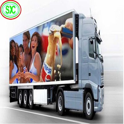 Goede prijs Hoge helderheid 5000-8000 Nits Mobile Truck LED Display met 320*160mm Module Size en 2727 Lampen keuze online