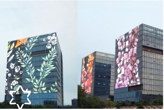 AC100-240V 60Hz Input Transparent LED Display Screen voor indoor reclame video display functie 3-5 jaar garantie