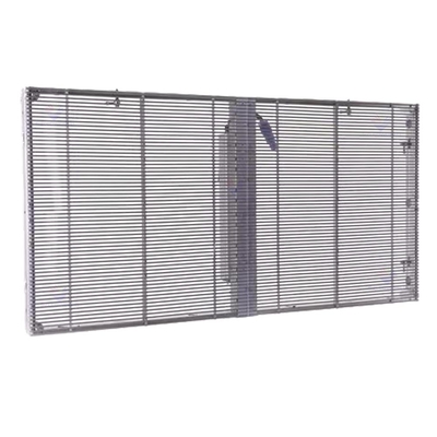 Aluminium Kast Materiaal Transparant LED Scherm Waterdicht IP43 voor Buitenreclame Behoeften
