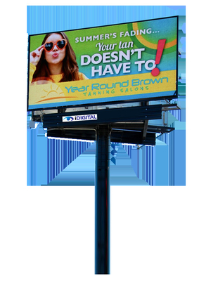 7000nits Helderheid LED-billboards Novastar Control System IP65 Beschermingsniveau voor buitenreclame