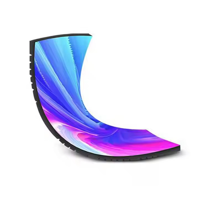 Buiten 360 graden cilinder LED display kolom curve scherm reclamebord