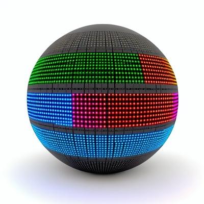 DC5V Bolvormige LED Display De Ultieme Keuze voor Video/Tekst/Afbeelding Weergave Behoeften